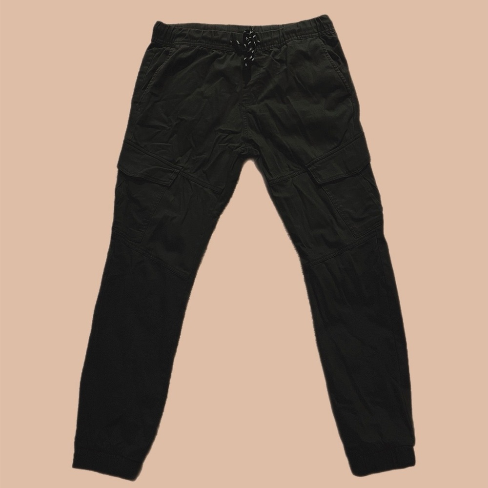 Men's Dark Grey Cargo Pants